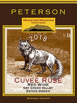 Peterson Family 2018 "Cuvee Ruse" Bradford Mountain Estate