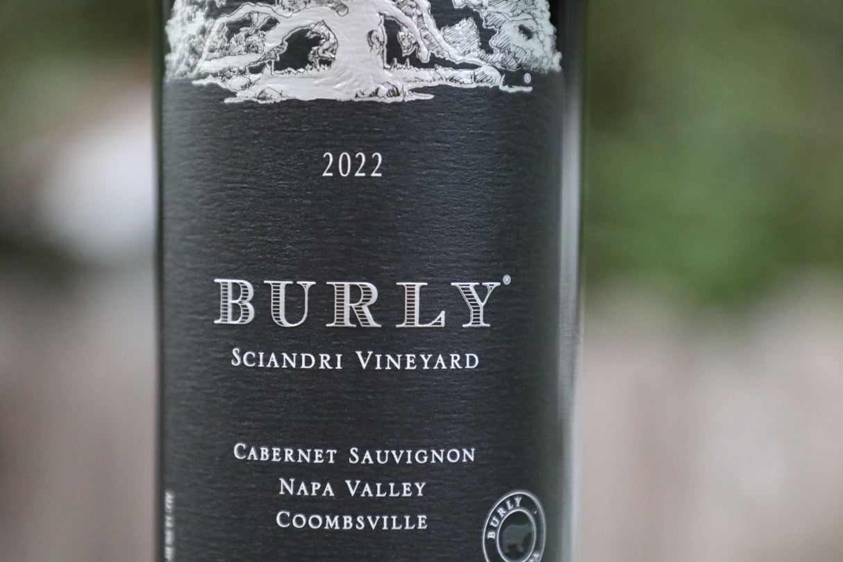 Burly 2022 Sciandri Vineyard Cabernet Sauvignon - Taylor's Wine Shop