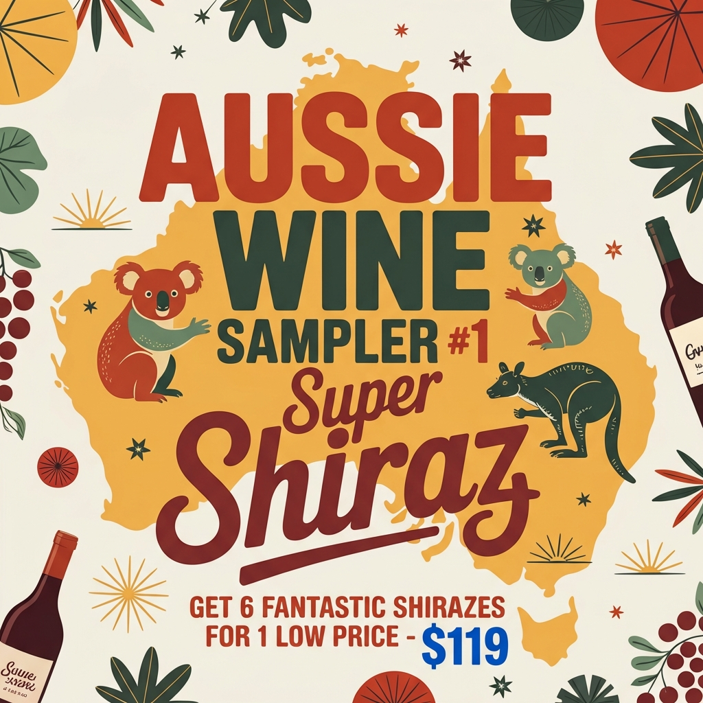 Aussie Wine Sampler #1 - Australian Shiraz 2026 - Taylor's Wine Shop