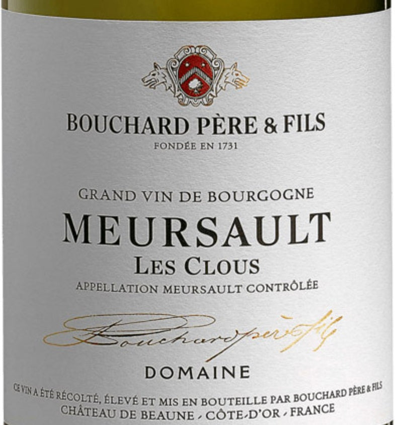 Bouchard Pere & Fils 2022 Meusault les Clous Blanc