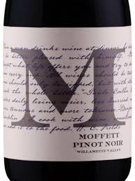 Moffett Vineyards 2021 Williamette Valley Pinot Noir