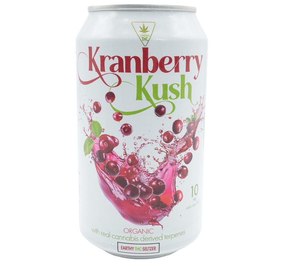 Earthy 10mg Kranberry Kush Seltzer - Taylor's Wine Shop