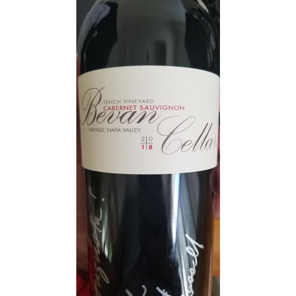 Bevan Cellars 2018 Tench Vineyard Cabernet Sauvignon Wine