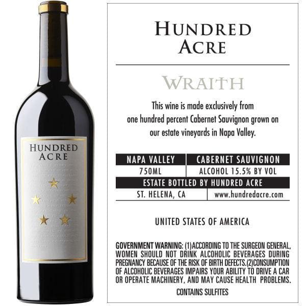 Hundred Acre 2014 Wraith Cabernet Sauvignon - Taylor's Wine Shop