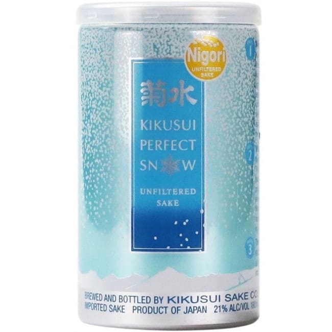 180ml can - Kikusui Perfect Snow Nigori Genshu Doburoku Wine