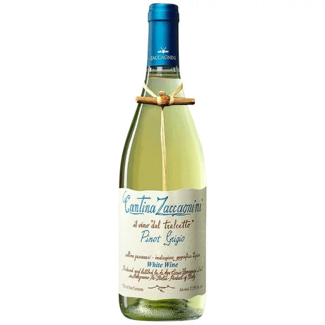 375ML (Half Size Bottles) Cantina Zaccagnini Pinot Grigio Wine