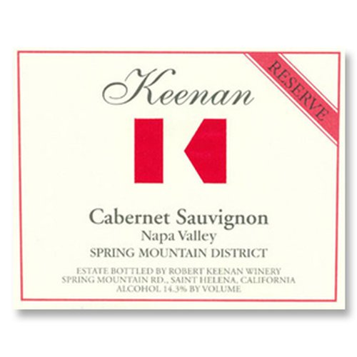 Keenan 2013 Reserve Cabernet Sauvignon