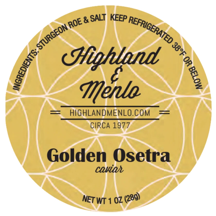 Highland & Menlo Golden Osetra (28gm) 