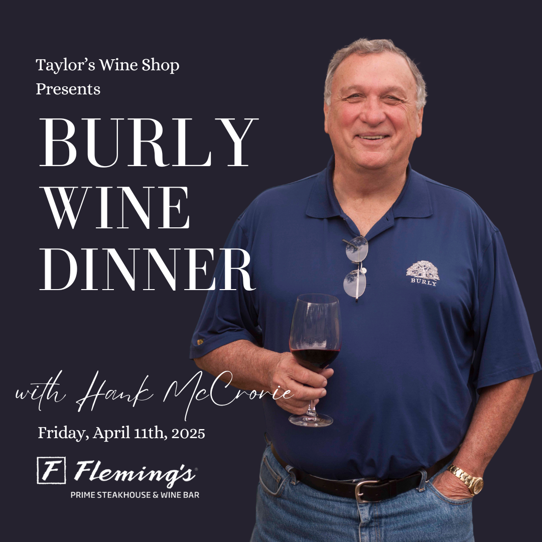 Burly Wine Dinner with Hank McCrorie at Fleming's - April 11, 2025