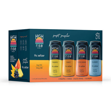 High Rise 5mg Sunset Sampler 8pk - Taylor's Wine Shop