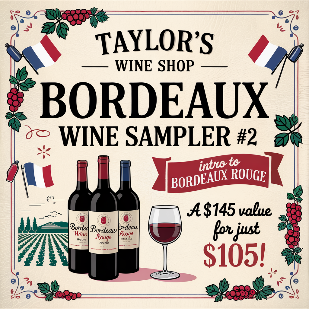 Bordeaux Month 2026 Sampler #2 - Intro to Bordeaux Rouge
