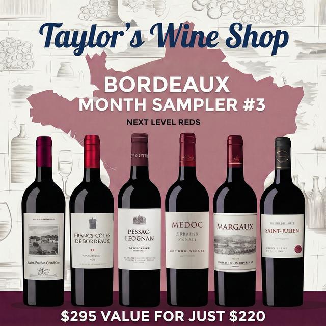 Bordeaux Month 2026 Sampler #3 - "Next Level" Bordeaux Rouge - Taylor's Wine Shop