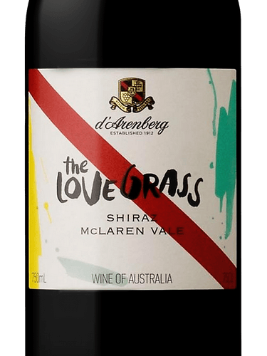 d'Arenberg 2020 "The Love Grass" Shiraz - Taylor's Wine Shop