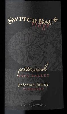 Switchback Ridge 2022 Petite Sirah