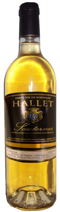 375ml (Half-bottle) Hallet 2020 Sauternes