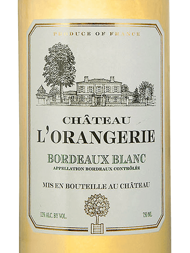 Chateau L'Orangerie Bordeaux Blanc