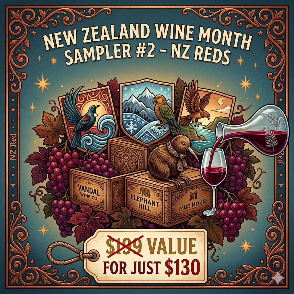 New Zealand Wine Month Sampler #2 - New Zealand Reds