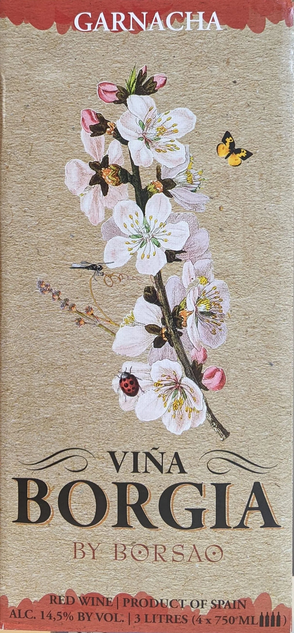 Vina Borgia Garnacha by Borsao 3 Liter Box