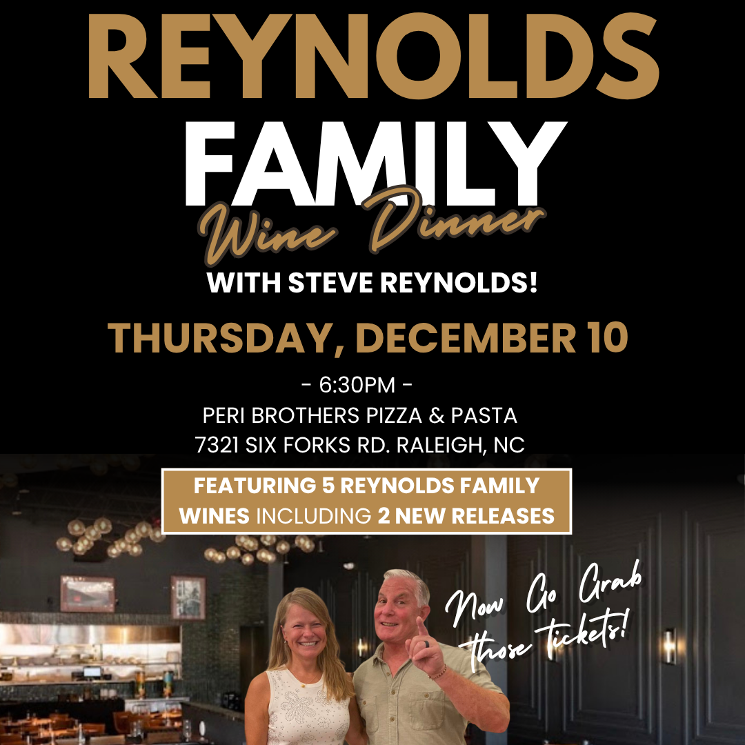 reynolds family winery dinner
