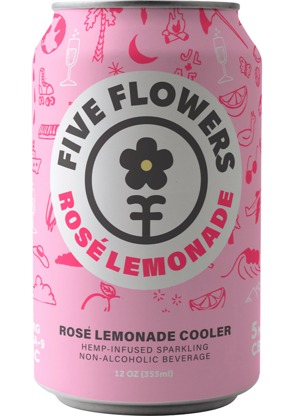 Five Flowers 5mg Rose Lemonade