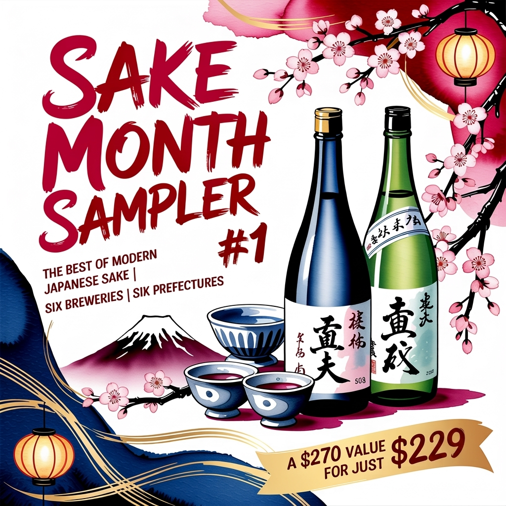 Advintage Sakes - 2026 Sake Month Sampler #1