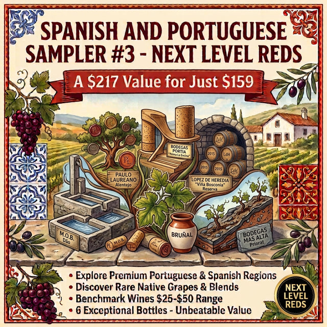 Spanish and Portuguese Wine Month Sampler #3 - Next Level Reds - Taylor's Wine Shop