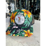 Taylor’s Trucker Hat Black Tropical Print Hat