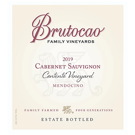 Brutocao 2019 Contento Vineyard Cabernet Sauvignon - Taylor's Wine Shop