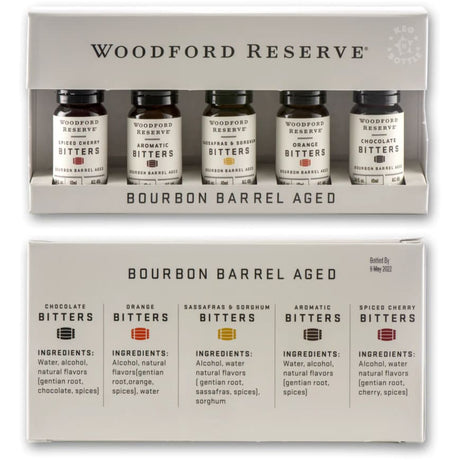 Woodford Reserve - Bourbon Barrel Aged Bitters - Variety Pack Cocktail Mixer