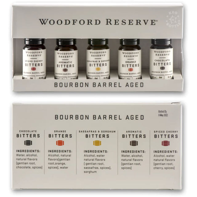 Woodford Reserve - Bourbon Barrel Aged Bitters - Variety Pack Cocktail Mixer