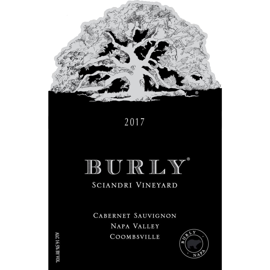 Burly 2017 Sciandri Vineyard Cabernet Sauvignon Wine