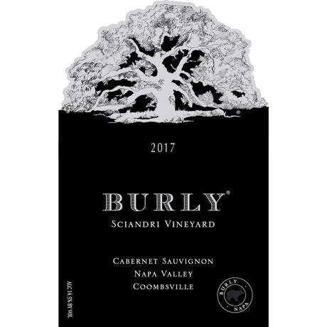 Burly 2017 Sciandri Vineyard Cabernet Sauvignon Wine