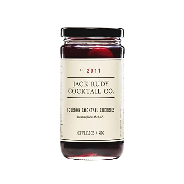 Jack Rudy Cocktail Co. Bourbon Cocktail Cherries (13.5 oz) Cocktail Mixer