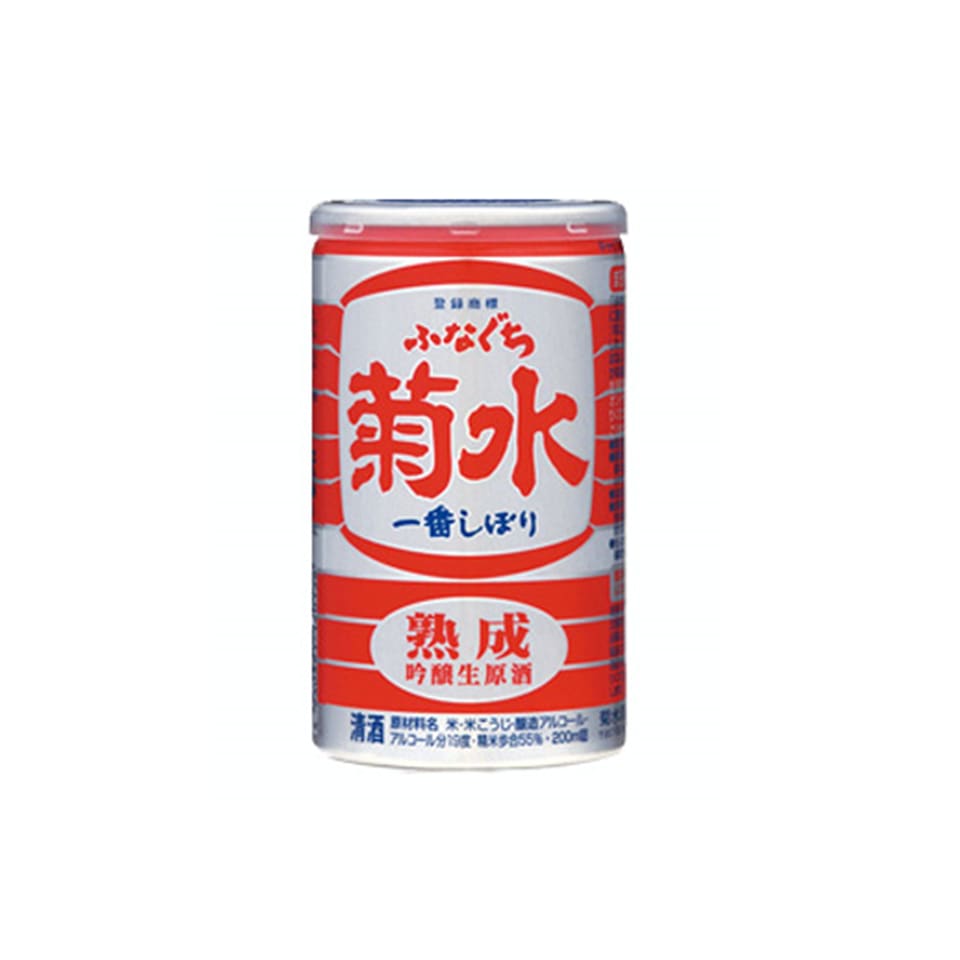 Kikusui Funaguchi Brewery Nama Red Can (200ml) - Taylor's Wine Shop