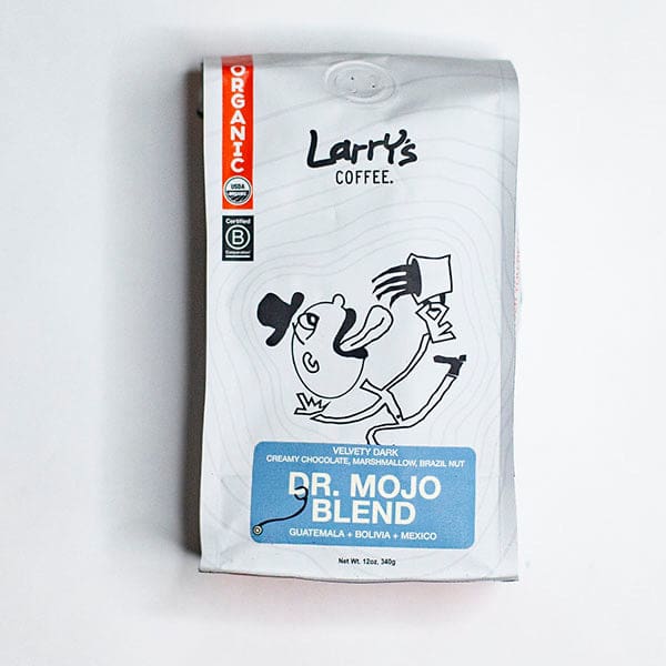 Larry's Coffee - Dr. Mojo Blend 12oz - Taylor's Wine Shop