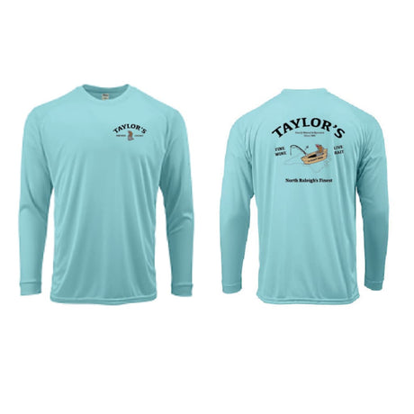 Taylor’s UPF Sun Shirts Small / Aqua Blue Shirts